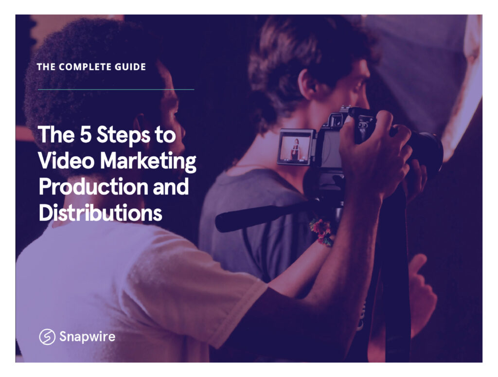 5 steps to video marketing production ebook cover