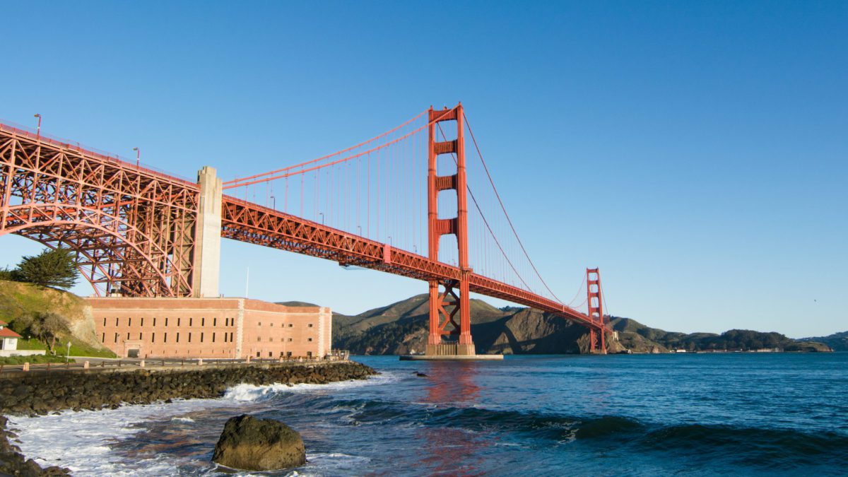 Golden Gate Bridge shot for UBER